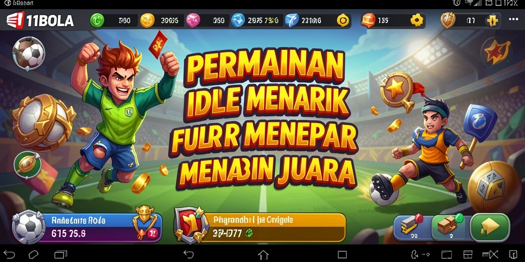 Screenshot game 11BOLA menunjukkan antusiasme dalam gameplay Idle.