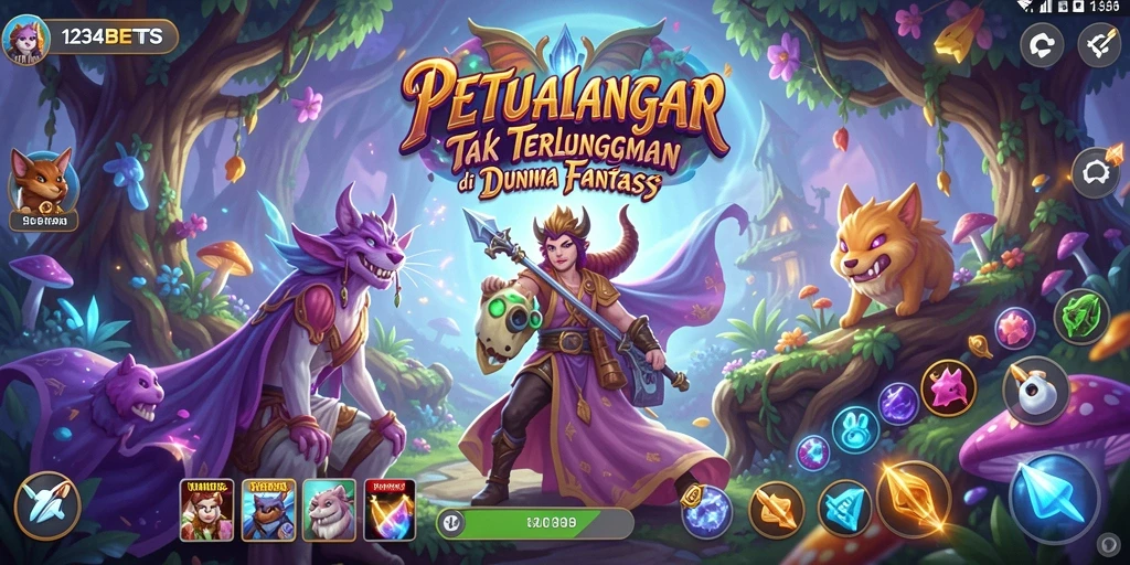 Screenshot gameplay 1234BETS menampilkan aksi seru dan karakter dalam petualangan.