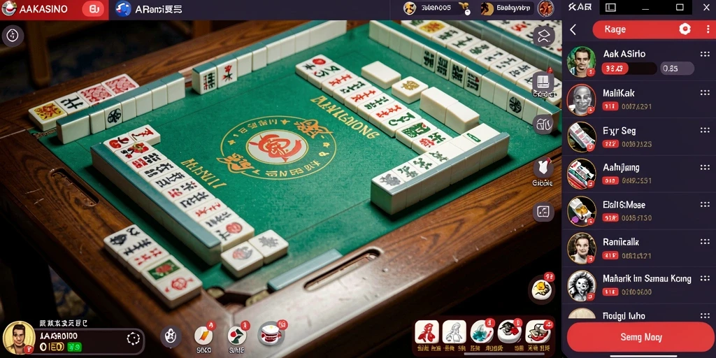 Gameplay menarik AAKASINO yang menantang pemain Mahjong.