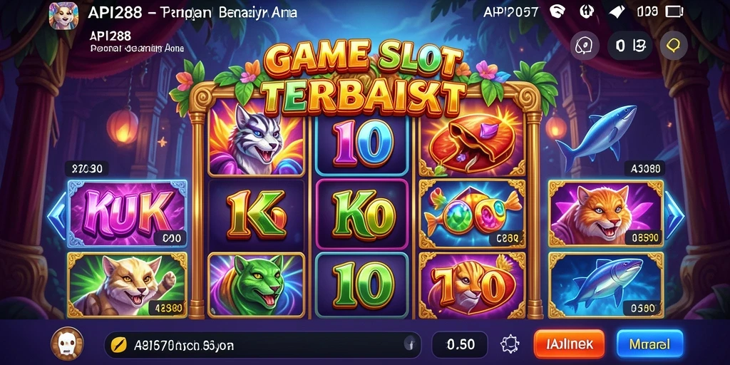 Tampilan gameplay slot yang menarik dan penuh warna di API288.