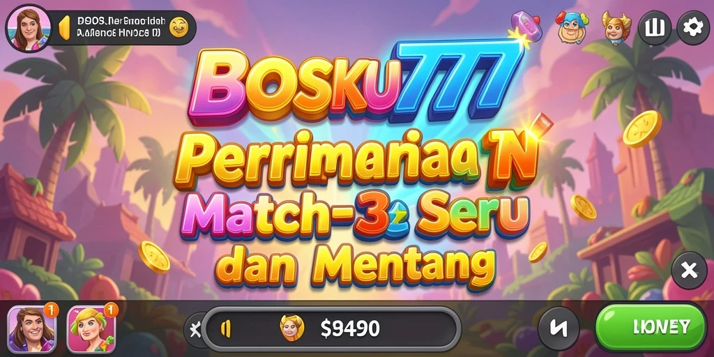 Menampilkan gameplay seru dan menantang dari BOSKU777.