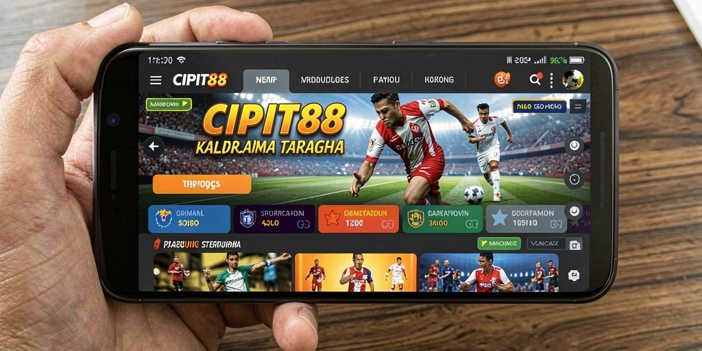Tampilan antarmuka CIPIT88 yang menarik saat taruhan olahraga.