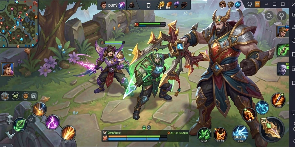 Tampilan gameplay <strong>DUIT8</strong> yang seru dan kompetitif.