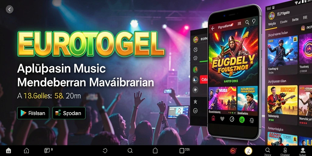 Tangkapan layar gameplay EUROTOGEL menampilkan antarmuka permainan musik yang menarik.