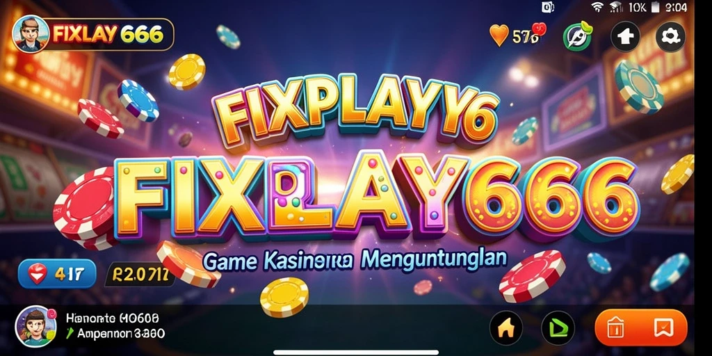 Screenshot FIXPLAY666 menampilkan gameplay kasino yang mendebarkan dan menarik.