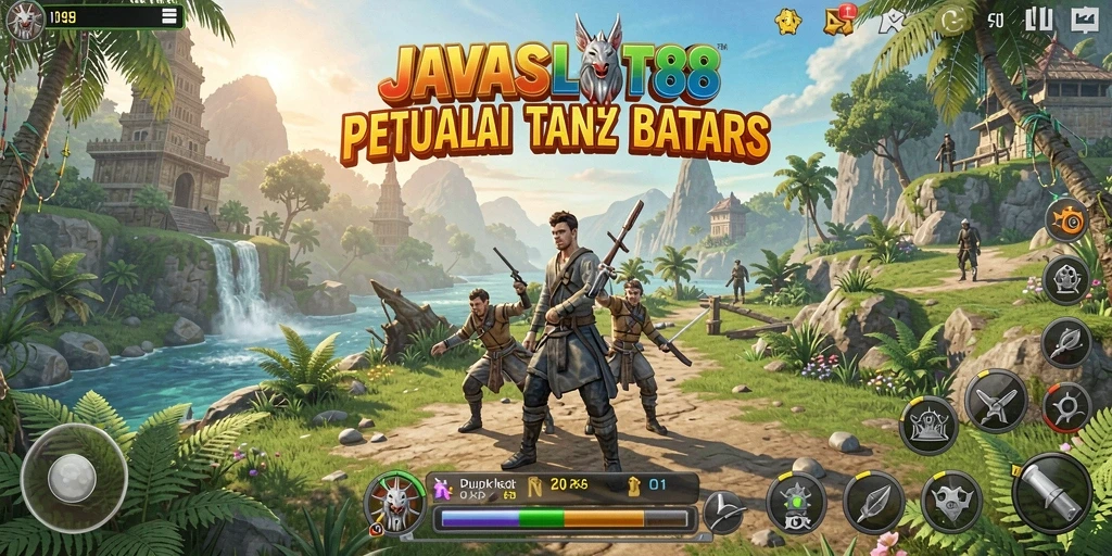Tampilan menarik di dunia terbuka JAVASLOT88 dengan grafis memukau.