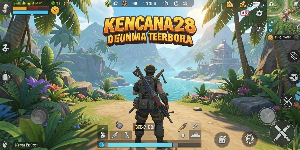Tampilan gameplay KENCANA28 yang menawan di dunia terbuka.