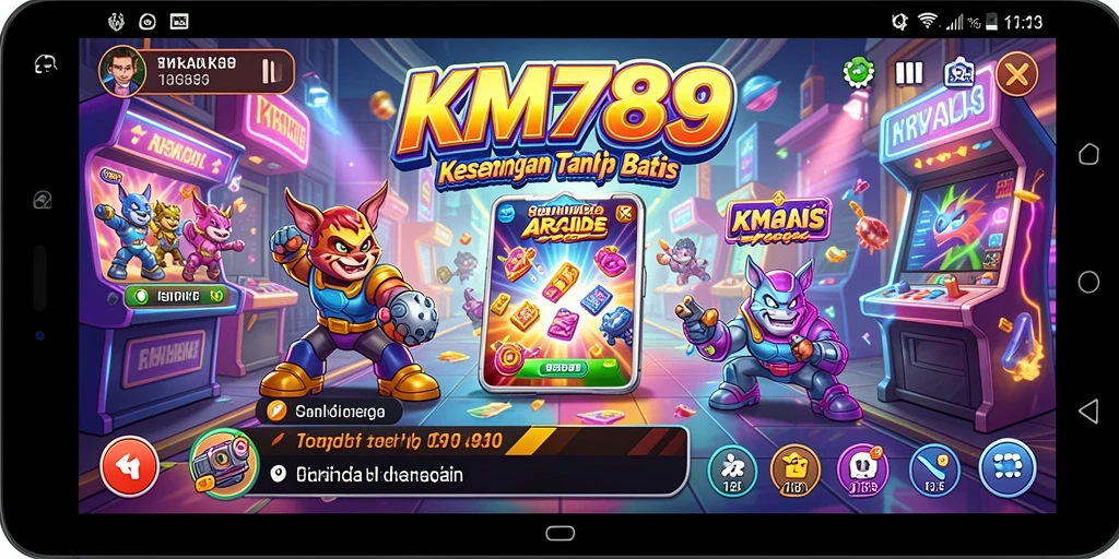 Screenshot gameplay KM789 dengan aksi seru di dunia arcade.