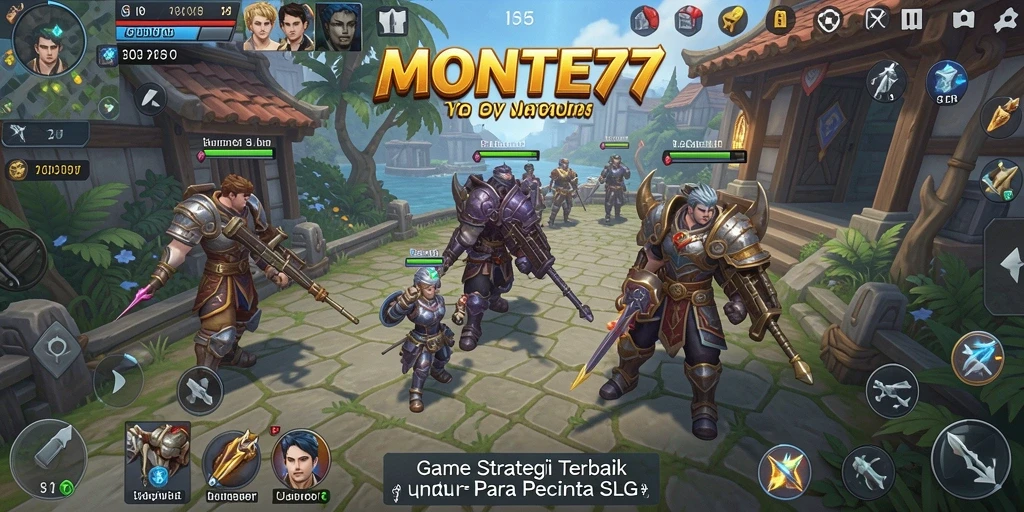 Tampilan gameplay seru dalam MONTE77 dengan strategi yang menantang.