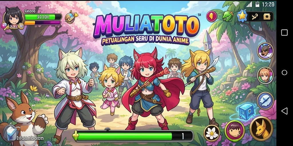 Tampilan menarik dan aksi seru dari gameplay MULIATOTO.