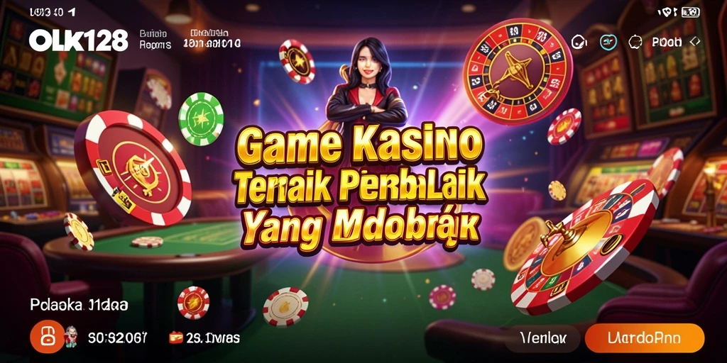 Tampilan menarik dari gameplay Kasino OLX128 yang menghibur.