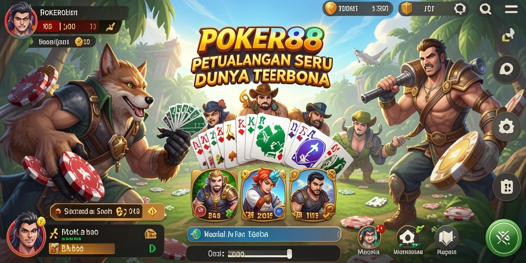 Screenshot gameplay POKER88 menampilkan keindahan dunia terbuka.