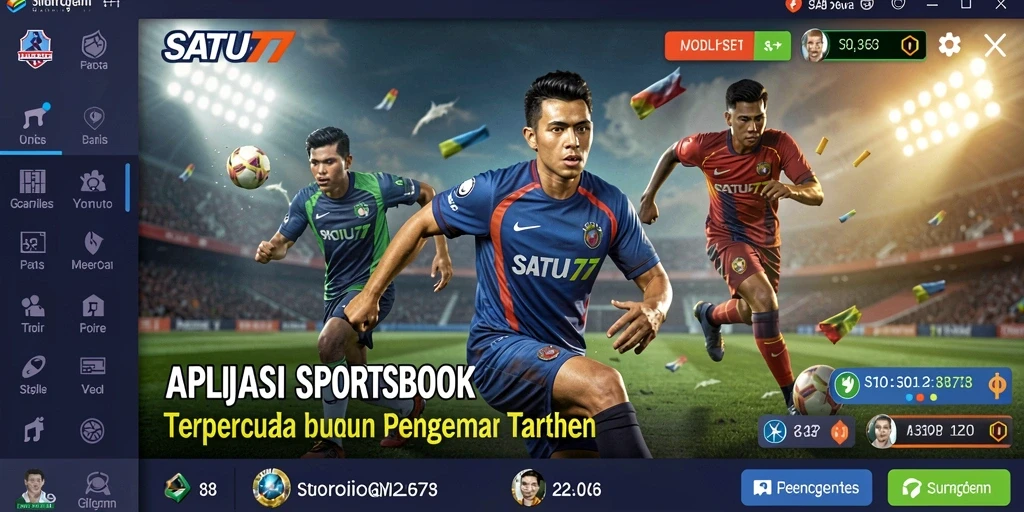 Tampilan menarik dari gameplay SATU77 yang menampilkan taruhan olahraga.