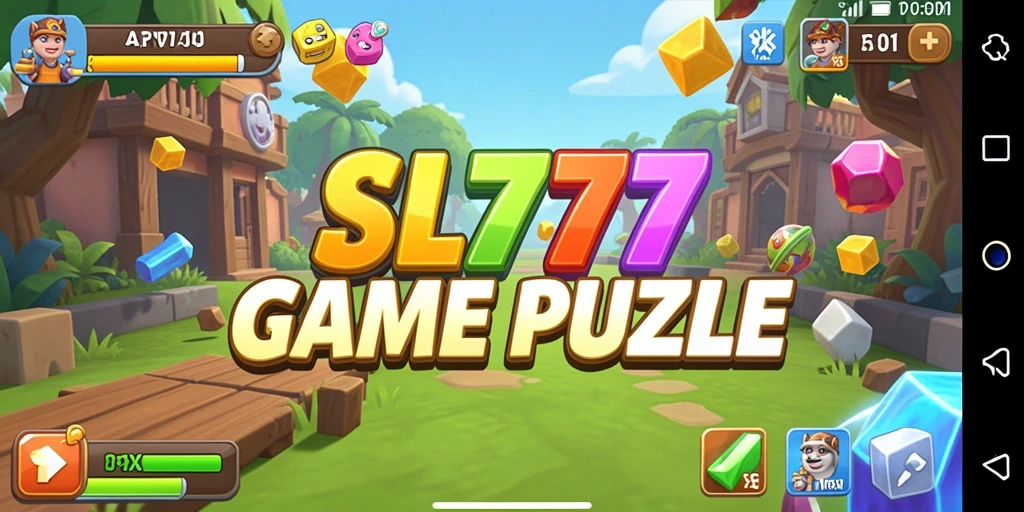 Tampilan screenshot utama SL777 menampilkan gameplay puzzle yang menarik.