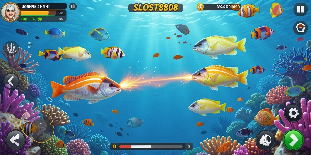 Tangkapan layar gameplay SLOST8808 dengan grafis yang menarik.