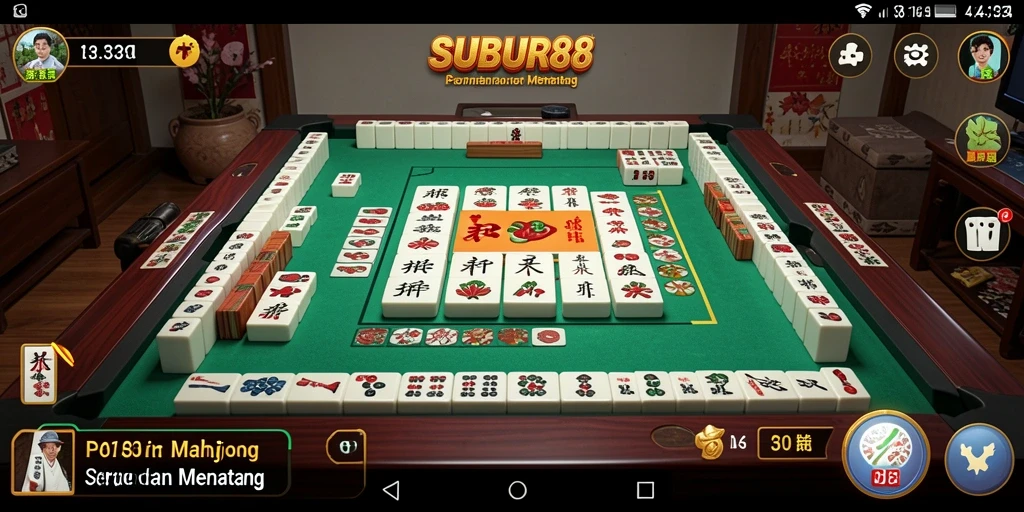 Tampilan gameplay Mahjong SUBUR88 yang menarik dan menantang.