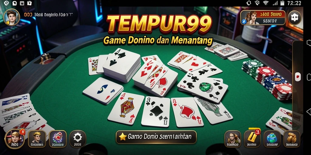 Tampilan gameplay seru di TEMPUR99 dengan interaksi pemain.