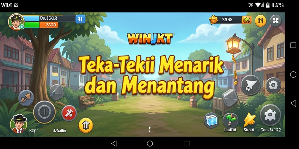 Tampilan gameplay WINJKT yang seru dan penuh warna.