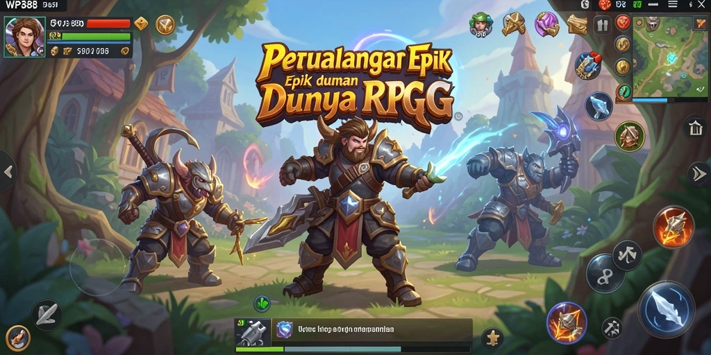 Tampilan gameplay WP888 dengan karakter dan lingkungan yang menakjubkan.