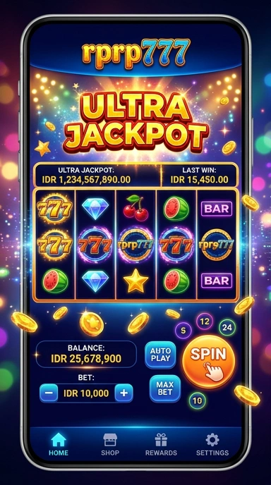 Tampilan utama aplikasi rprp777 yang intuitif.